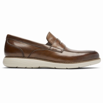 Sapatos Casual Rockport Garett Penny Homem Marrom PT-76859